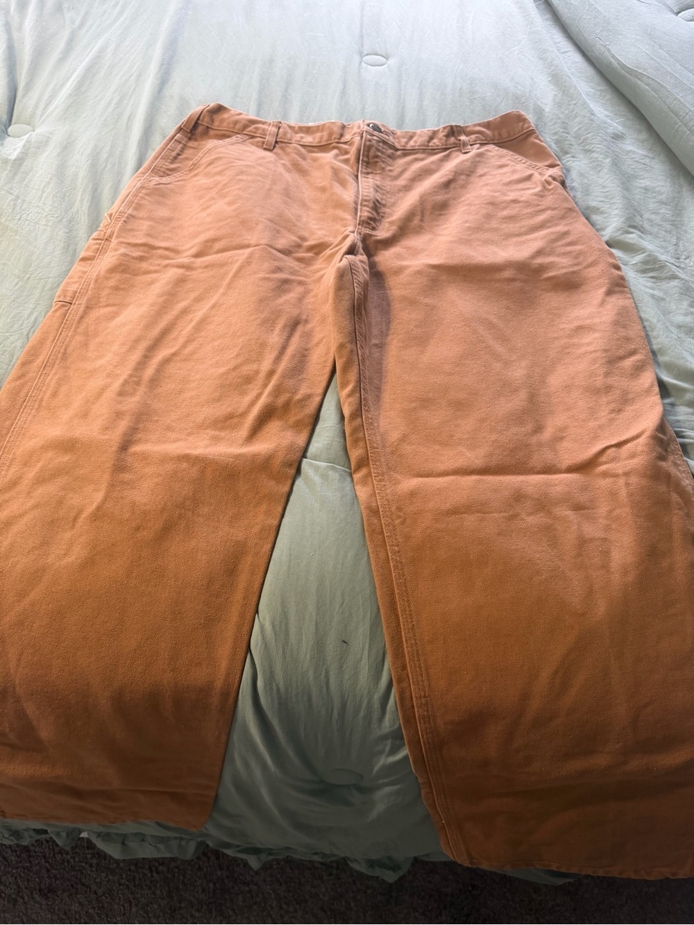 Carhartt Brown Original Dungaree Fit Pants